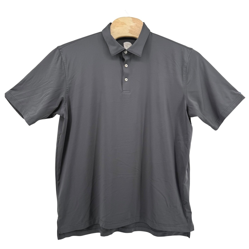 Peter Millar Taylormade Mens XL Gray Summer Comfort Performance Golf Polo Shirt